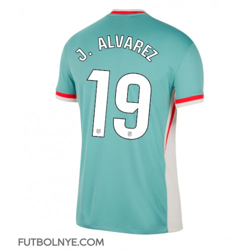 Camiseta Atletico Madrid Julian Alvarez #19 Visitante Equipación 2024-25 manga corta